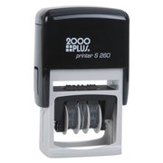 2000 Plus Message Stamp Dater, 4-In-1, Self-Inking 011098